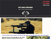 Tablet Screenshot of bayareafirearms.com
